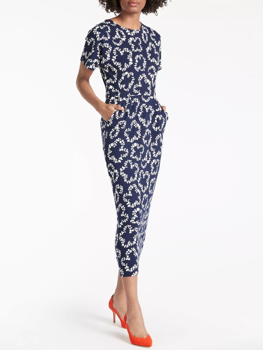NEW Boden Vanessa Jersey Midi Dress, Size 6R